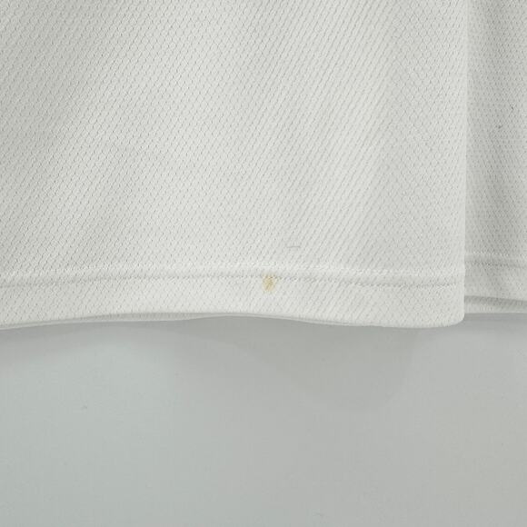 Cypress Club Performance Polo Shirt Men’s Medium White Short Sleeve Athletic Fit - Picture 6 of 9